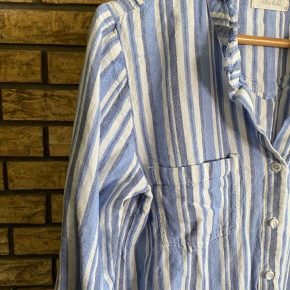 ‎Bell Dahl blue white striped shirt - Picture 3 of 6